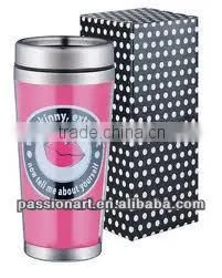 Travel Mug Stainless Steel 450ml With Paper Insert thumbnail-1