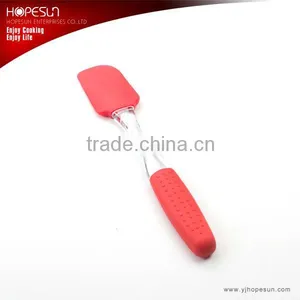 Best Sell Pastry Tool Pink Best Flat Plastic Kitchen Spatula Long Thin Spatula thumbnail-5