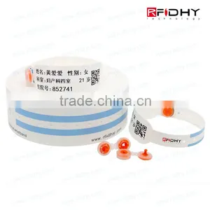 RFID Paper Bracelet Thermal Wristbands for Hospital thumbnail-5