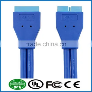 50cm USB 3.0 ATX Extension Cable 20Pin Female to Female thumbnail-1