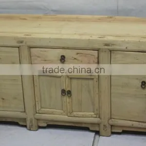 Chinese Antique Natural Reclaimed Wood Cabinet thumbnail-4