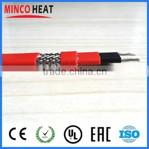 Heat Resistant Self Regulating Pipe Insulation, Roof Snow Melting Silicone Heating Cable thumbnail-5