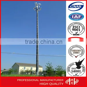 Powder Coated HDG Broadcasting Signal Transmission Antenna Monopole thumbnail-1