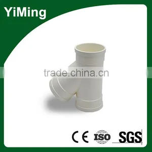 YiMing Pvc 45 Degree Pipe Fitting Lateral Tee for Welding Machine thumbnail-1