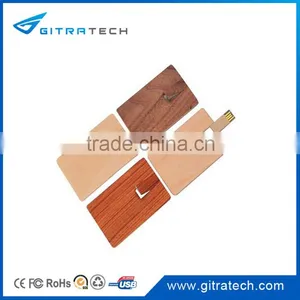 Wooden Card Memory Stick USB thumbnail-1