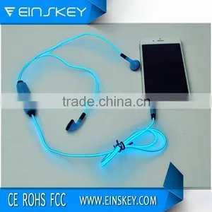 Mobile Phone Accessory Light EL Wire Earphone thumbnail-1