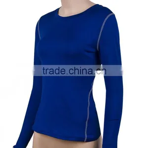 Wholesale Comfortable Yoga Apparel Long Sleeves Tshirt 2019 thumbnail-1
