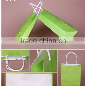 2016 Hot Sales OEM Paper Bags With Handles Custom Logo thumbnail-4