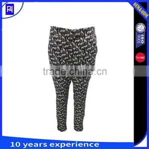 Casual Silk Printed Trousers thumbnail-1