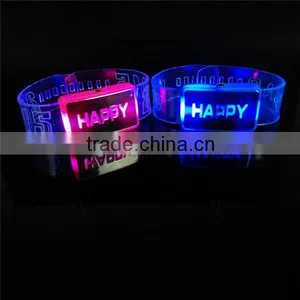 Light up Wristband Custom Plastic Wristband Light thumbnail-5