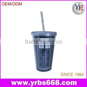 20OZ Tumbler, Double Wall Plastic Tumbler,BPA FREE Tumbler With Straw thumbnail-4