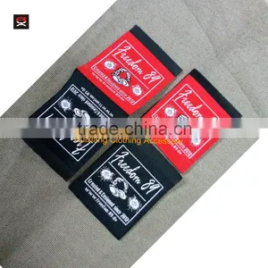 Customized High Density Clothing Woven Label, Ultrosonic Edge Label thumbnail-4