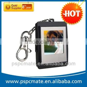 Mini Keychain Digital Photo Frame for Promotional Gifts/1.5 Mini Digital Photo Frame With Clock 8-year Top Supplier thumbnail-1