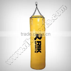 Punching Bag Made of Split Leather Outer Shell With Heavy Cotton Lining thumbnail-1