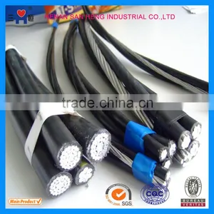 4 Core 50mm2 Low Valtage Overhead Cable AAC Conductor XLPE Insulated Service Drop ABC Cable thumbnail-5