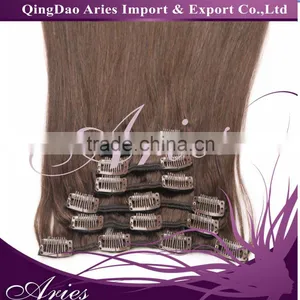 Human Virgin CLip In Hair Extension Invisible thumbnail-4