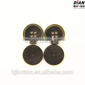2016 DIAN Novelty Buttons Wholesale With Burnt Effect Corozo Nut Button thumbnail-3