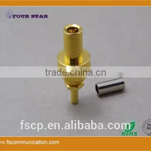 SMB Connector Female Back Bulkhead Crimp for RG316 Cable thumbnail-3