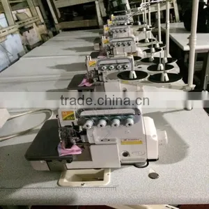Useful High Speed Second Hand Pegasus M-800 Four Thread Overlock Indutrial Sewing Machine thumbnail-6