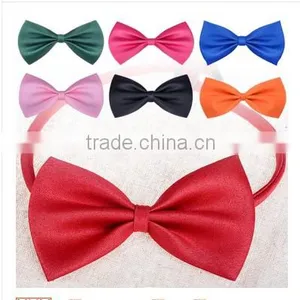 Polyester Solid Color School Uniform Bow Ties thumbnail-1