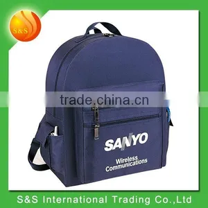 Cheap Promotional School Backpack With Two Front Zipper Pockets thumbnail-2