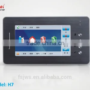 TCP/IP Smart Home Analog 7 Inch Color Screen Indoor Unit Video Door Phone thumbnail-1