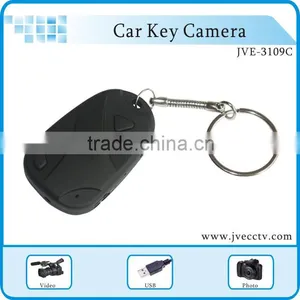 Hot Sale!!! Mini Car Key Chain Camera JVE-3109c,720*480 Video Resolution Digital Hidden Camera,30fps Pinhole Camera thumbnail-1