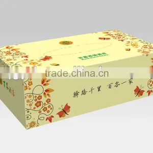 2014 Promotional Rectangle Paper Cardboard Tissue Box, thumbnail-1