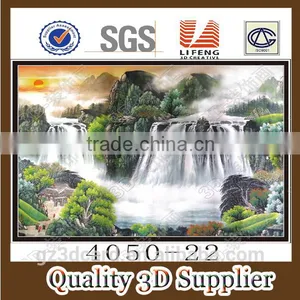 2016 Custom Plastic Moving Lenticular 3D Picture With Lake From China Factory thumbnail-2