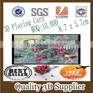 Guangzhou Lifeng Wholesale 3d Printing Playing Card With PET thumbnail-1