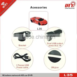 Wireless WiFi Network Car Driving Video Recorder,L35 thumbnail-5