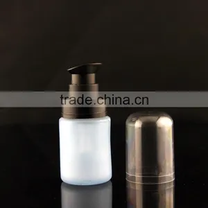 New White Glass Bottle for Body Lotion Facial Care Glass Bottle thumbnail-1