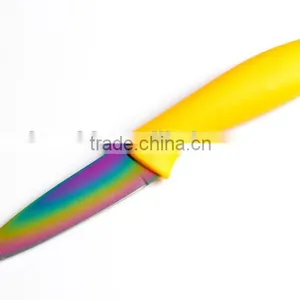 Titanium Apple Peeler Knife With Colored Handle thumbnail-1