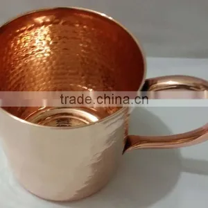 100% Solid Copper Hammered Driking Mug - 24 Oz thumbnail-2
