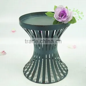 Industrial French Wrought Iron Bar Table Furniture thumbnail-1