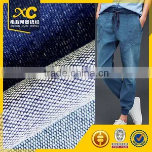 Knit Indigo Jeans 4 Way Stretch Denim Fabric thumbnail-3