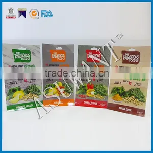 Custom Printed Heat Seal Food Safe Block Bottom Food Packing Plastic Zip Lock Bag thumbnail-5