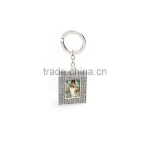 Rectangle Shaped Metal Photo Frame Key Chain thumbnail-3