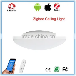 Superior Ceiling Light Color Changing LED ZigBee/SmartRoom Phone Control Color Changeing Round Ceiling Light Supplier thumbnail-1
