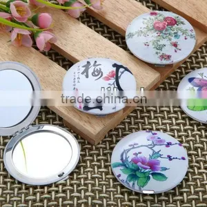 Cosmetic Mirror Compact With Decoration Firing thumbnail-1