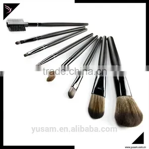 Black Color 7 Pcs Personalized High Quality Make up Brushes thumbnail-2
