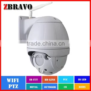 WIFI POE Camera 1.0MP 1.3MP 2.0MP Wireless Mini PTZ Dome Camera Pan/Tilt/Zoom Support Alarm,SD Card,Audio thumbnail-3