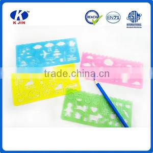 2016 New Style Office and School Supplies Plastic Letter Stencil Ruler for Engineer and Kids thumbnail-6