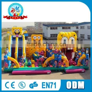 2015 Large Spongebob Theme Inflatable Amusement Park thumbnail-1