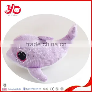 Wholesale Stuffed Sute Dolphin Toy Mini Bule Plush Dolphin thumbnail-4
