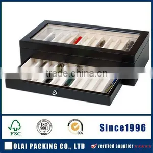 Cheap Wood Empty Gift Pen Display Boxes thumbnail-6