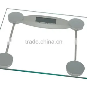 180kg Digital Large Transparent Glass Platform Bathroom Weighing Scales thumbnail-1