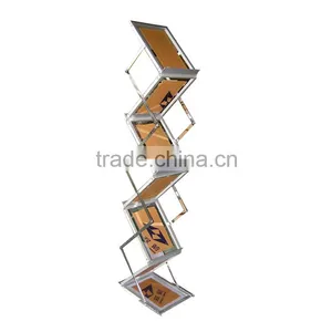 Acrylic Layer Aluminum Foldable FT Brochure Holder thumbnail-1