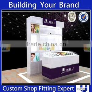 Fashion Style Wood Cosmetics Display Rack thumbnail-4
