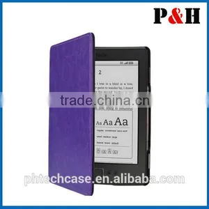 Leather Case Cover Wallet for Amazon Kindle 4, Lagging Leather Case, PU Leather Case thumbnail-5